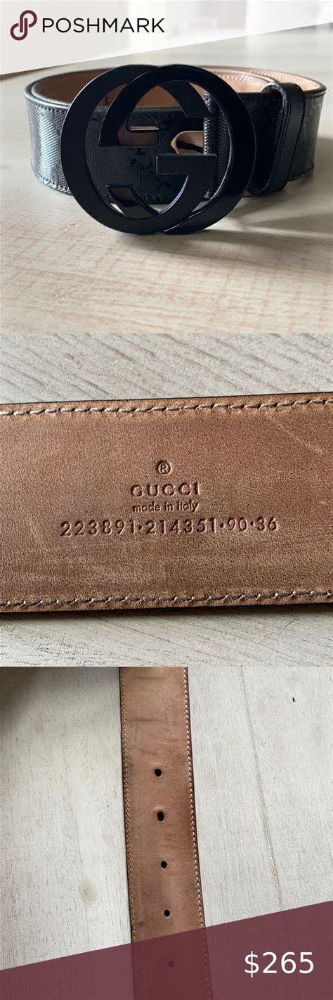 gucci 223891 belt black.